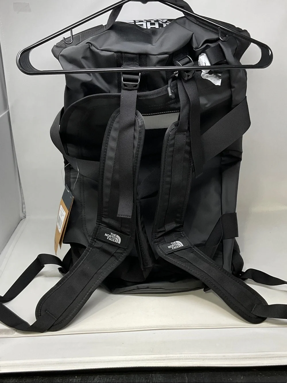 The North Face Base Camp Duffel M - Black with Red Patch